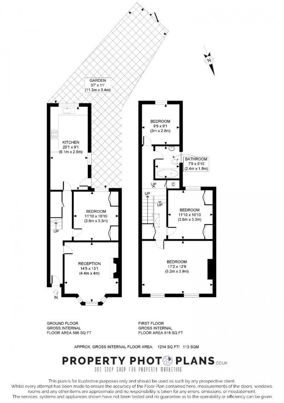 Floorplan for Villiers Road, Willesden, NW2 5QB
