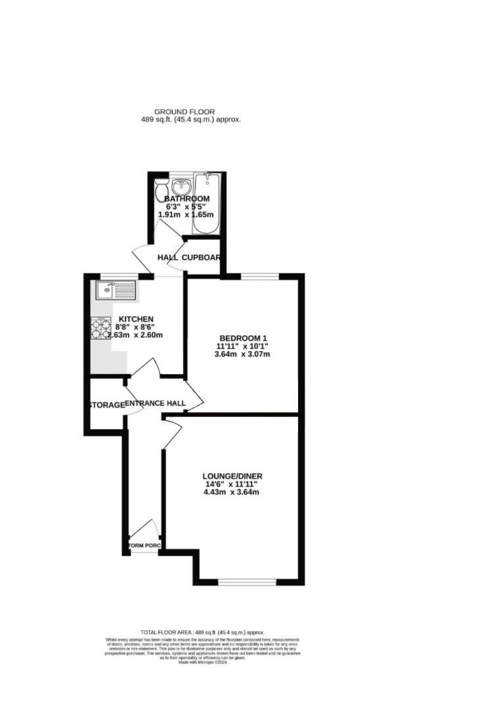 Floorplan for Floriston Court, Northolt, UB5 4JX