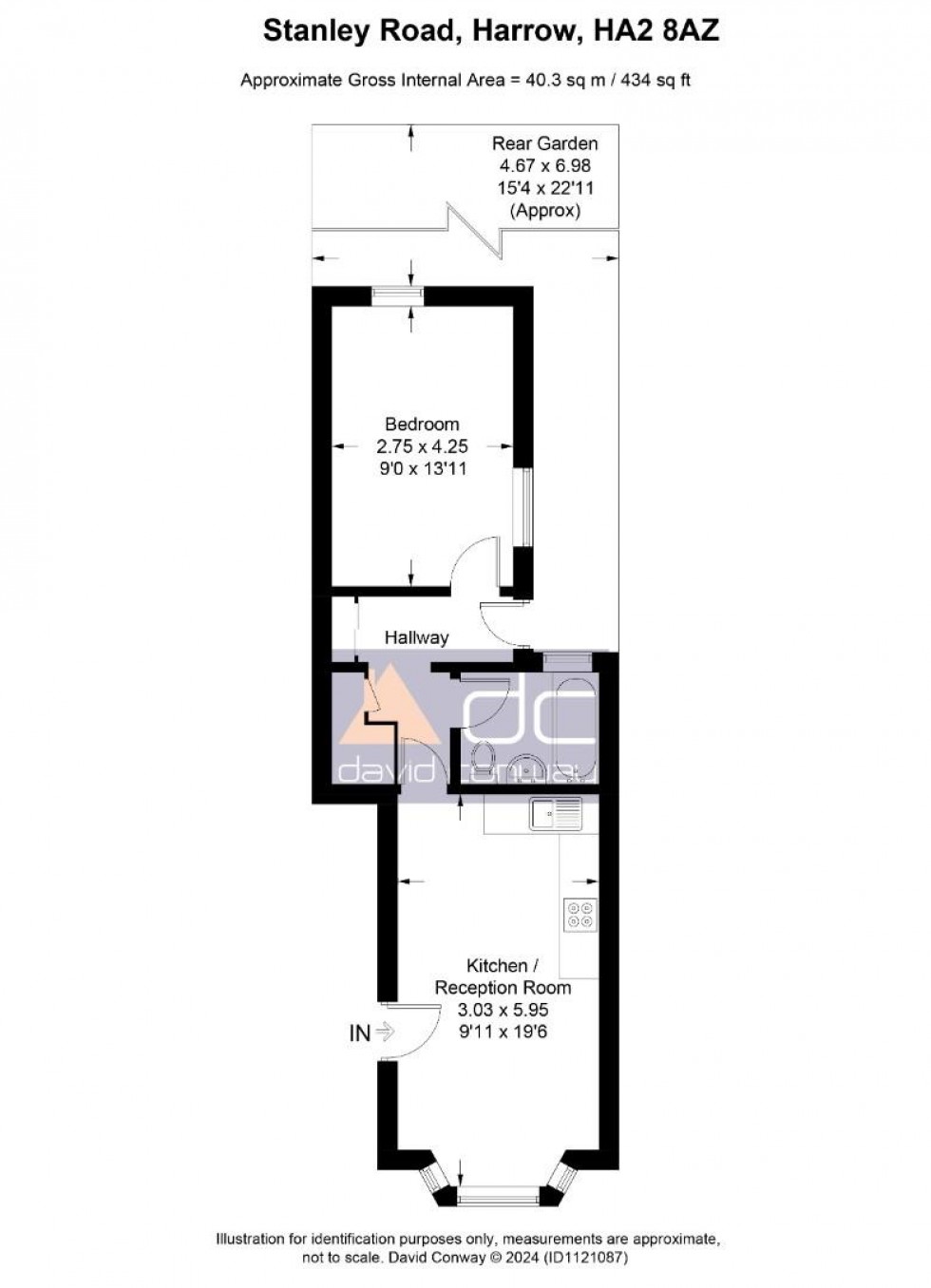 Floorplan for Stanley Road, Harrow, HA2 8AZ