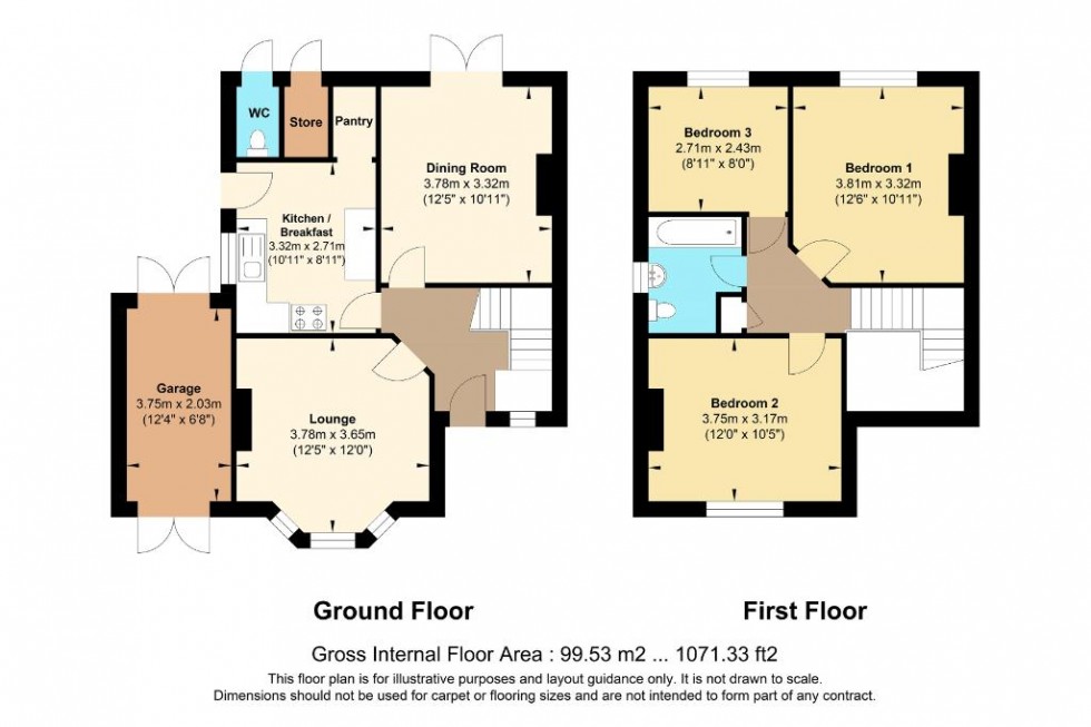 Floorplan for The Avenue, Harrow