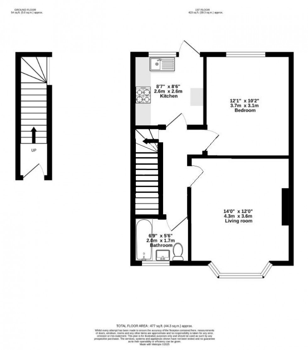 Floorplan for Reading Road, Northolt, UB5 4PJ