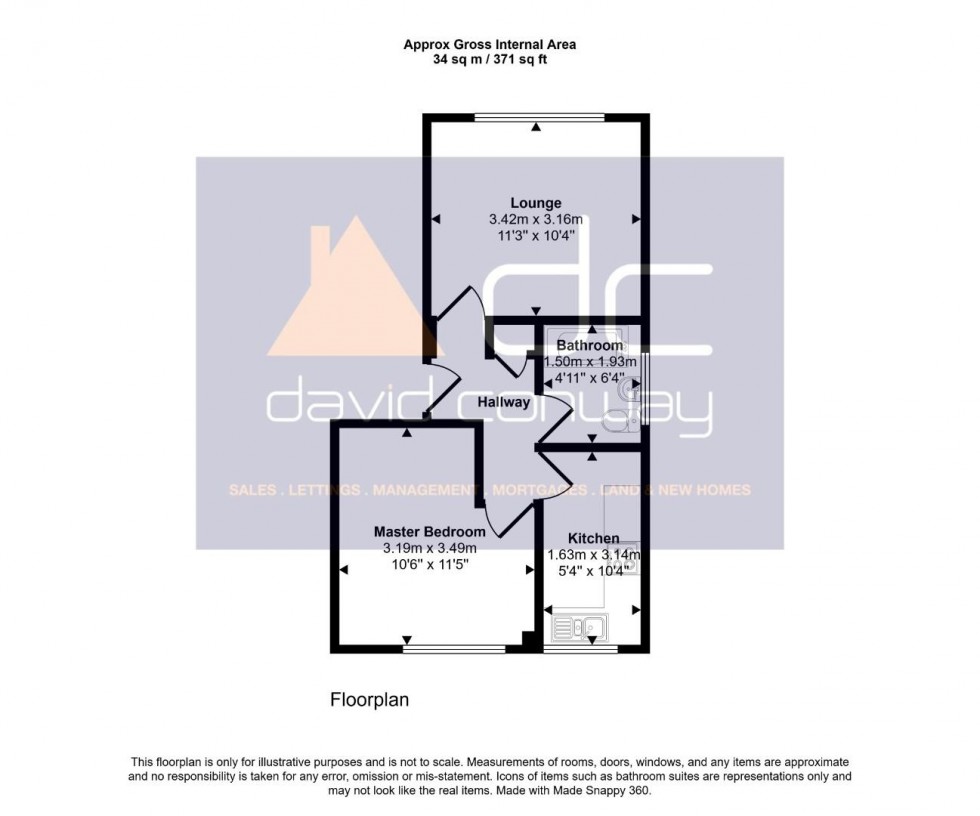 Floorplan for Dorset Court, Halsbury Road East, Northolt Park, UB5 4PZ