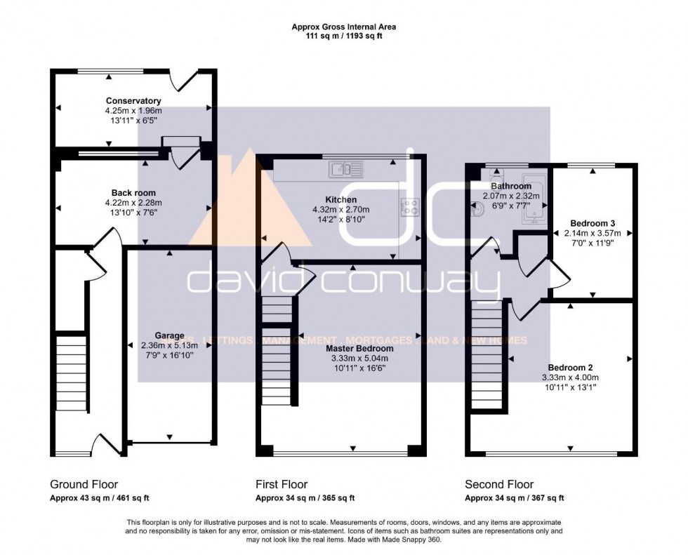 Floorplan for Clifford Close, Northolt, UB5 5NJ