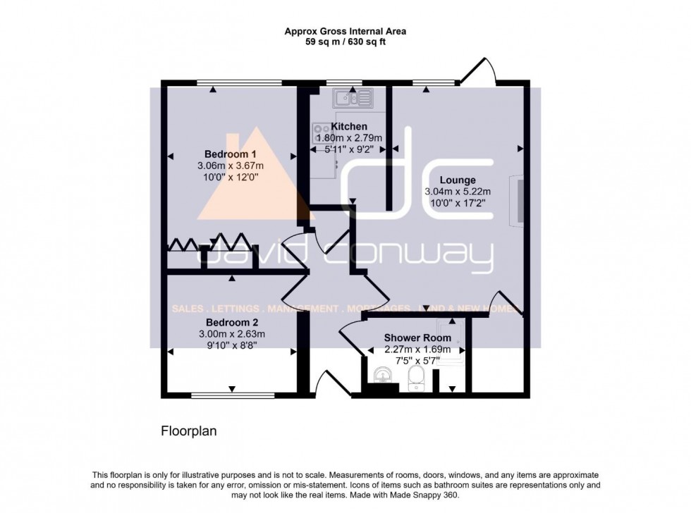 Floorplan for Elstree Road, Bushey, WD23 1GN