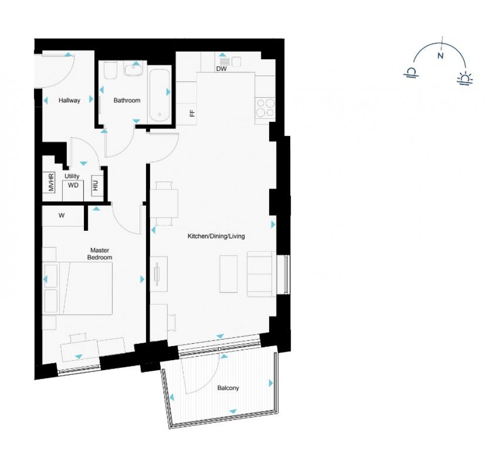 Floorplan for Williamson Heights, South Way, Wembley, HA9 0JY