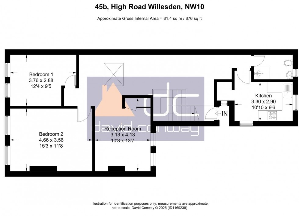 Floorplan for High Road, Willesden, NW10 2TE